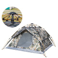 Tente de 3 hommes en gros, tente de camping de camouflage de polyester